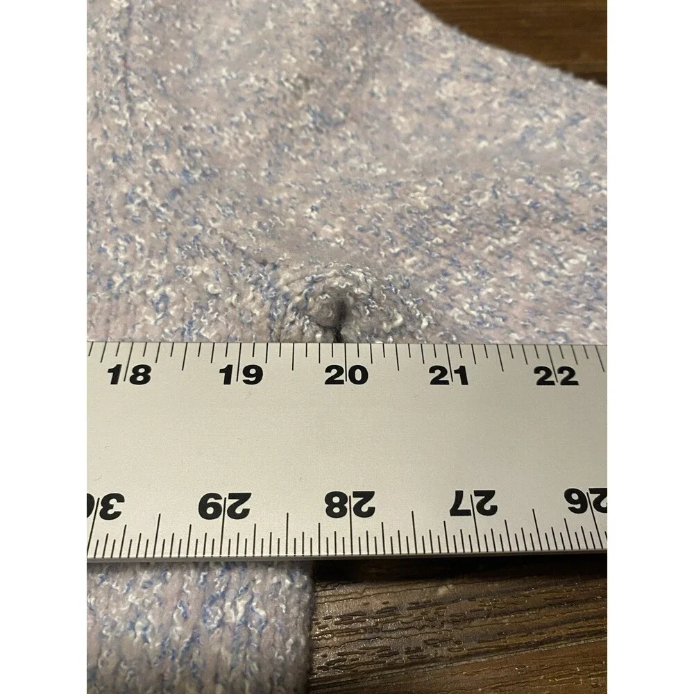 J.Crew Marled Sweater Lady Jacket Lilac Blue Pale SeaScap Med BM639 J Crew - NWT - Picture 9 of 10